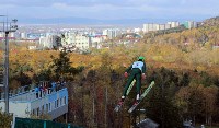 Сахалинские летающие лыжники закрыли летний сезон , Фото: 9