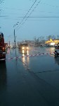 Проспект Мира в Южно-Сахалинске перекрыли оперативные службы, Фото: 2