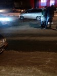 Двух человек сбила иномарка на пешеходном переходе в Корсакове, Фото: 1