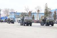 Военный парад в День Победы в Южно-Сахалинске, Фото: 12