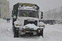 Первый в этом году снежный циклон пришел на юг Сахалина, Фото: 19