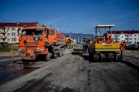 Строительство дороги до новой школы завершается в Дальнем, Фото: 3