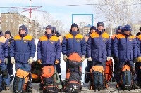 Сахалинские спасатели отрабатывают действия на случай ЧП при лесных пожарах, Фото: 6