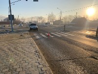 Honda сбила девушку на пешеходном переходе в Южно-Сахалинске, Фото: 2