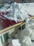 Снежная лавина сошла во двор детского сада в Соколе, Фото: 12