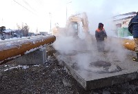 Временного участок теплотрассы строят для Лугового , Фото: 5
