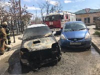 Suzuki Kei сгорел в Южно-Сахалинске, Фото: 1
