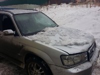 Ледяная глыба упала с крыши на автомобиль в Корсакове , Фото: 5