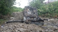 Subaru Leone угнали и сожгли в Южно-Сахалинске, Фото: 2