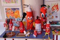 Выставки детского творчества по противопожарной тематике открылась в Южно-Сахалинске, Фото: 8