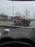 Toyota Land Cruiser Prado и КамАЗ столкнулись на повороте на Березняки, Фото: 1