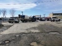 Столкнулись бетономешалка КамАЗ и грузовик HINO, Фото: 5