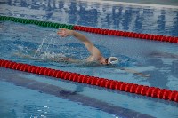 На Сахалине участники чемпионата ВВО по зимнему офицерскому троеборью состязались в плавании , Фото: 1