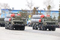 Военный парад в День Победы в Южно-Сахалинске, Фото: 3