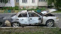 Иномарка сгорела в одном из дворов Южно-Сахалинска, Фото: 6