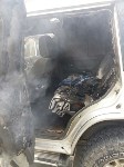 Салон внедорожника выгорел при пожаре в Южно-Сахалинске, Фото: 3