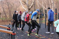 Первая тренировка "Клуба любителей бега" прошла в парке Южно-Сахалинска , Фото: 10