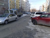 Очевидцев столкновения Nissan Juke и Toyota Prius ищут в Южно-Сахалинске, Фото: 1