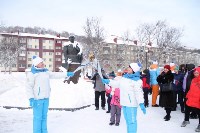 Огонь зимних «Детей Азии» пронесли по улицам Корсакова, Фото: 11