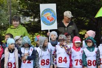 Сотня детсадовцев промчалась по аллее парка в Южно-Сахалинске, Фото: 11