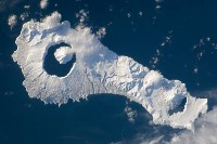 Заснеженные острова Сахалинской области показали из космоса, Фото: 2