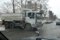 Машина развозит грязь от Дома Правительства, Фото: 11