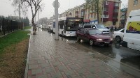 Южно-Сахалинск парализовали огромные автомобильные пробки, Фото: 2