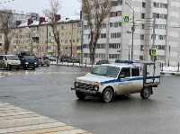 Универсал врезался в полицейский автомобиль в Южно-Сахалинске, Фото: 5