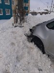 Toyota врезалась в столб в селе Яблочном, Фото: 4