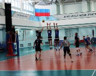 Пять матчей чемпионата области по волейболу среди мужских команд прошли на Сахалине, Фото: 9