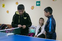 В «щедрый вторник» маленькие невельчане учились играть в настольный теннис, Фото: 15