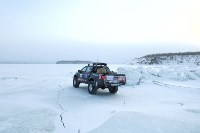 Джиперы пересекли пролив Невельского по льду , Фото: 9