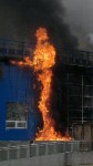 Трибуны горят на стадионе "Спартак" в Южно-Сахалинске, Фото: 6