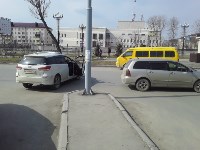На улице Комсомольской столкнулись Toyota Wish и Toyota Corolla Fielder, Фото: 3