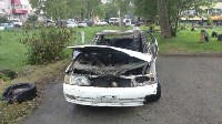 Иномарка сгорела в одном из дворов Южно-Сахалинска, Фото: 2