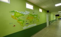 Скалодром, космический и краеведческий этажи в школе № 6 Южно-Сахалинска готовят к открытию, Фото: 3