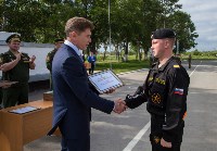 Шестерым сахалинским танкистам вручили сертификаты на получение арендного жилья в Южно-Сахалинске , Фото: 8
