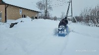 Спасатели Южно-Сахалинска на снегоходе прорвались к горожанину, нуждающемуся в гемодиализе, Фото: 3