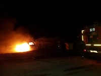 Автомобиль горит в Серных источниках в Холмском районе, Фото: 5