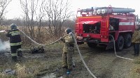 В Южно-Сахалинске потушили горящий автомобиль, Фото: 2