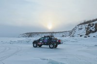 Джиперы пересекли пролив Невельского по льду , Фото: 8