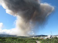 Эбеко присыпал Северо-Курильск пеплом и камнямии, Фото: 14
