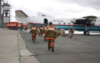 Условно горящий самолет потушили в аэропорту Южно‐Сахалинска, Фото: 9