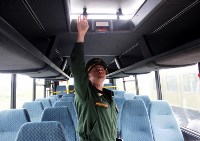 ВАИ и ГАИ проверили автобусы военных на СахалинеВАИ и ГАИ проверили автобусы военных на Сахалине, Фото: 4