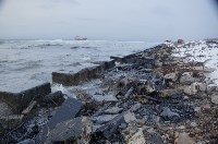 Загрязнение берега Невельска нефтепродуктами , Фото: 5