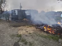 Осталась лишь кирпичная печь: появились фото с места крупного пожара в селе Буюклы, Фото: 1
