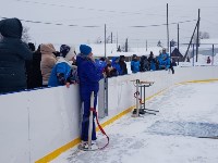 Хоккейный корт появился в селе Кировском, Фото: 7