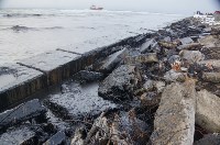 Загрязнение берега Невельска нефтепродуктами , Фото: 4