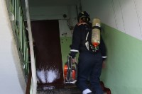 Пожар в многоэтажке на улице Чехова в Южно-Сахалинске, Фото: 17