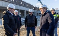 Губернатор Валерий Лимаренко проинспектировал строительство кампуса СахалинТех, Фото: 3